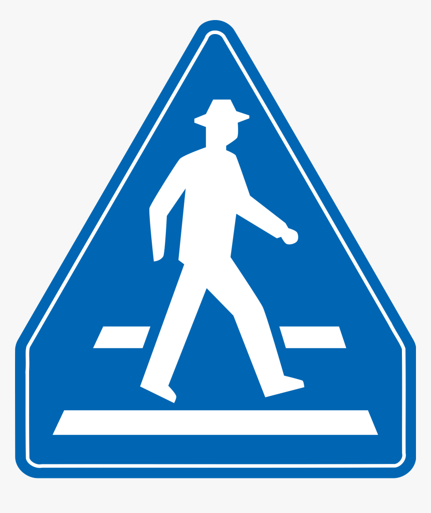 Pedestrian Crossing Sign Japan , Png Download - Japanese Pedestrian Crossing Sign, Transparent Png, Free Download