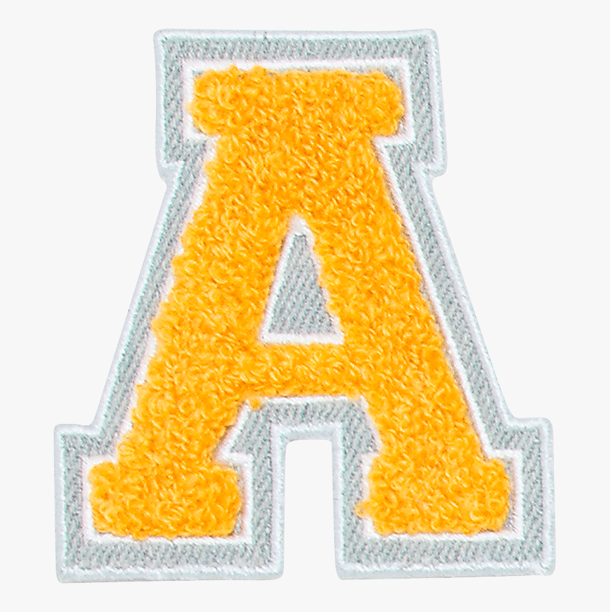 Varsity Letter Yellow Patches - Varsity Letter A Patch, HD Png Download, Free Download