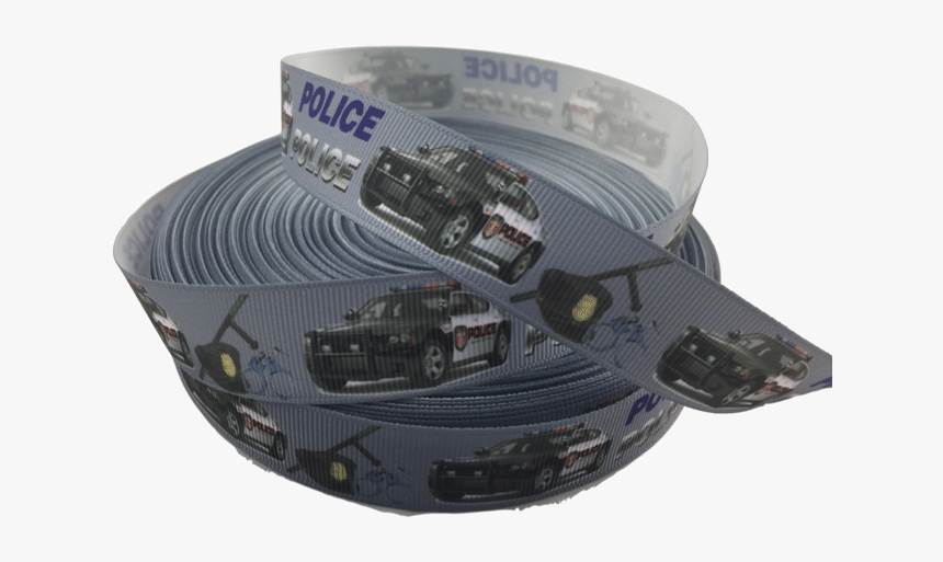 Ribbons [tag] Police Grosgrain Ribbon 7/8″ -grey Ribon - Dodge Charger Police Car, HD Png Download, Free Download