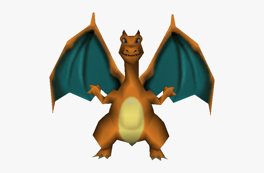 Download Zip Archive - Pokemon Stadium Charizard Model, HD Png Download, Free Download