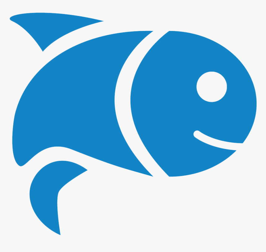 Blue Fish Icon Png, Transparent Png, Free Download