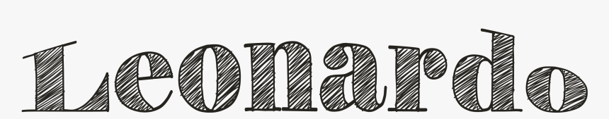 Leonardo Logo - Calligraphy, HD Png Download - kindpng