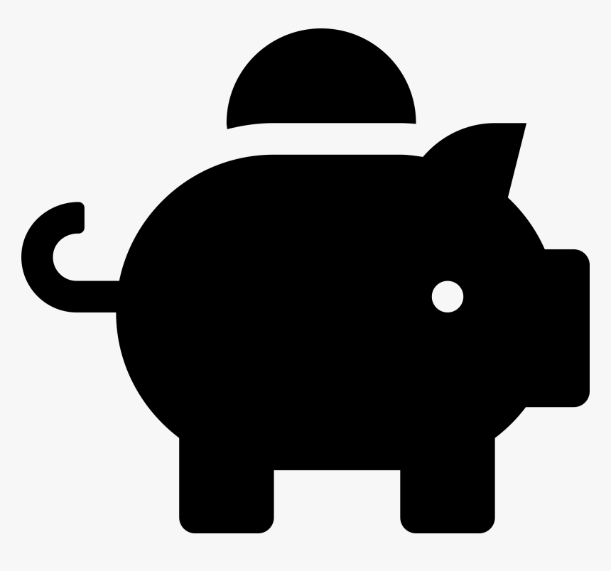 Piggy Bank Icon Png Free Download - Ballroom Dance Couple Silhouette, Transparent Png, Free Download