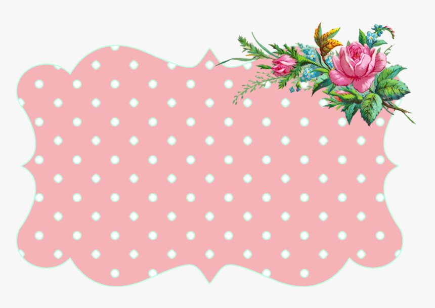 Best Clipart Vintage Frame Png - Vintage Flower Border, Transparent Png, Free Download