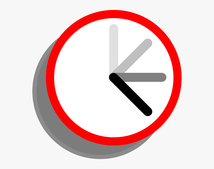 Ticking Clock Frame 2 Svg Clip Arts - Moving Clock Clip Art, HD Png Download, Free Download