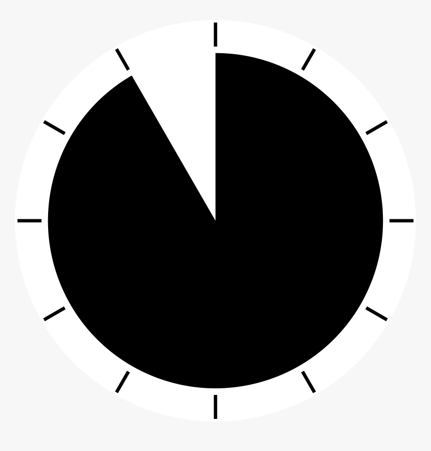 free clock clipart to five minutes