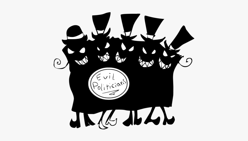 Evil Politicians Writing Under - Evil Politicians, HD Png Download, Free Download