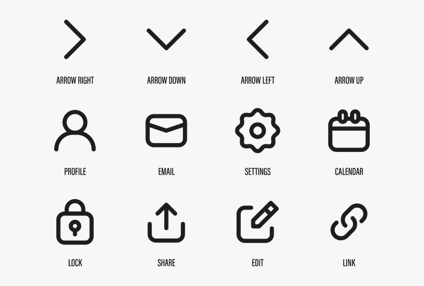 Icons, Web, Symbols, Communication, Digital, Graphic - 網站 符號, HD Png Download, Free Download