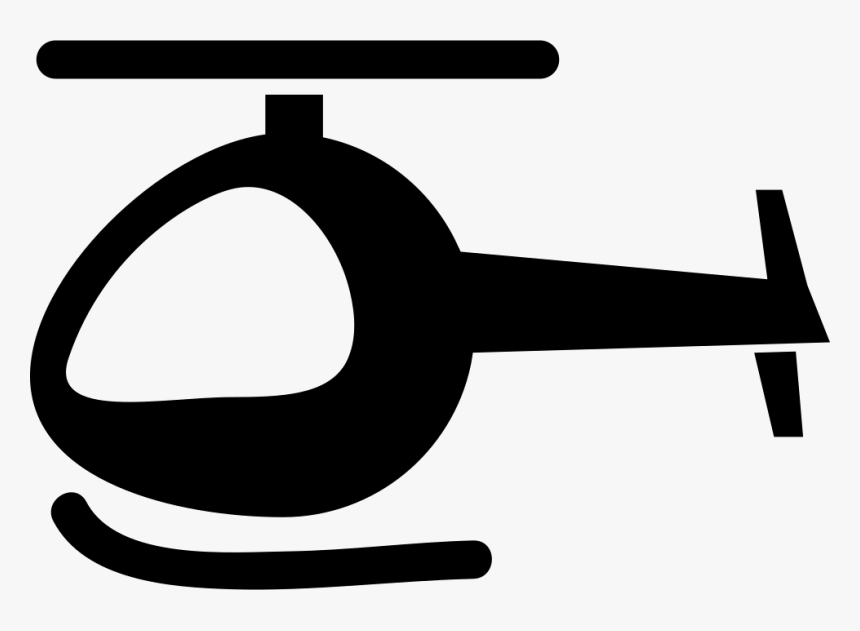 Helicopter Profile - Helicoptero Icono Png, Transparent Png, Free Download