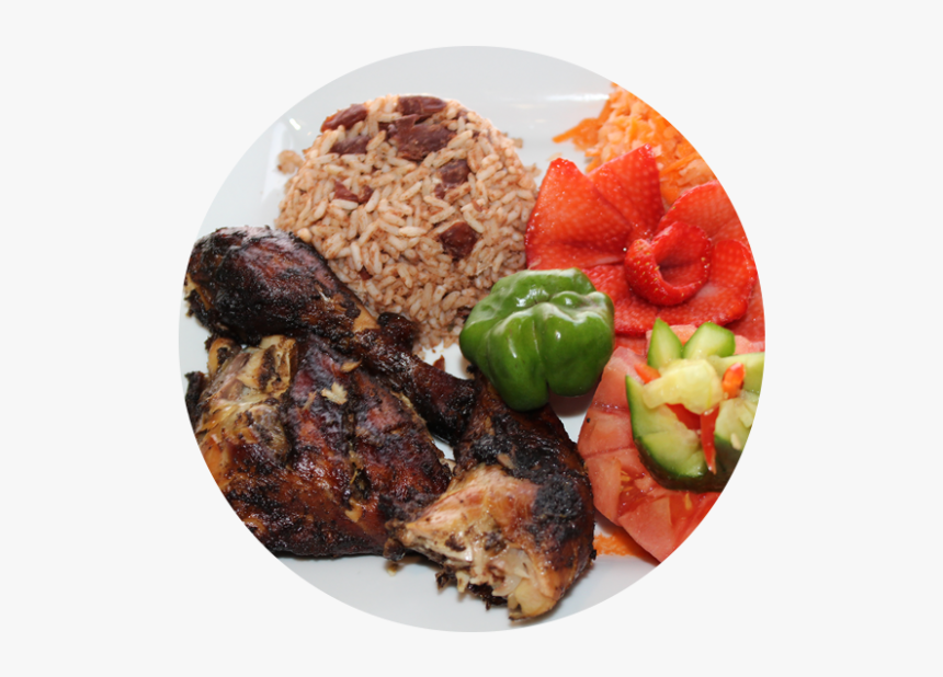 Jerk Chicken Png - Strawberry, Transparent Png, Free Download