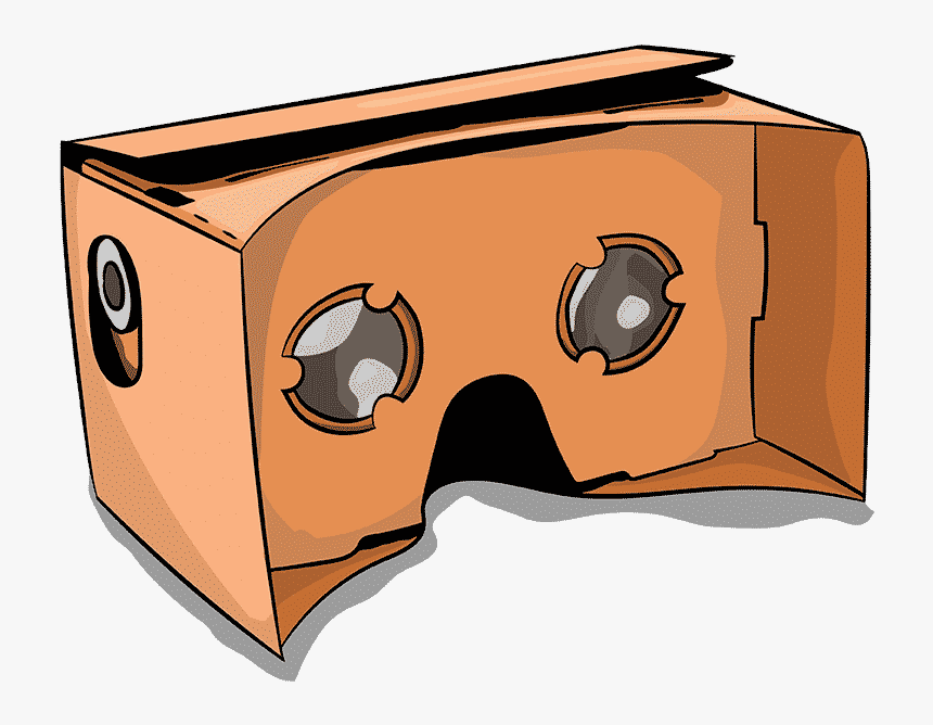 Google-cardboard - Cartoon, HD Png Download, Free Download