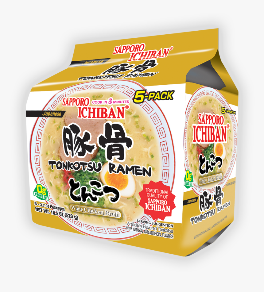 Sapporo Tonkotsu Ramen 5pk 525g, HD Png Download, Free Download