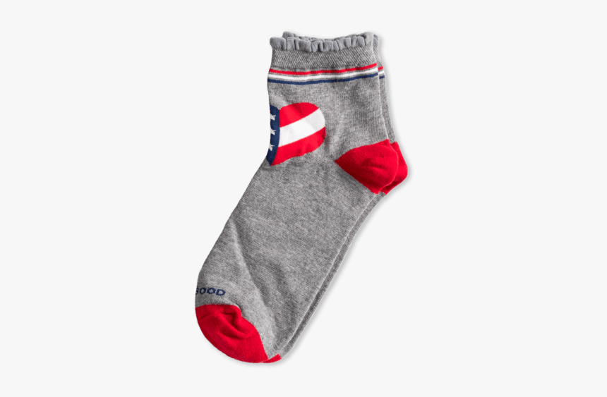 Women"s Stars & Stripes Heart Anklet Socks - Sock, HD Png Download, Free Download