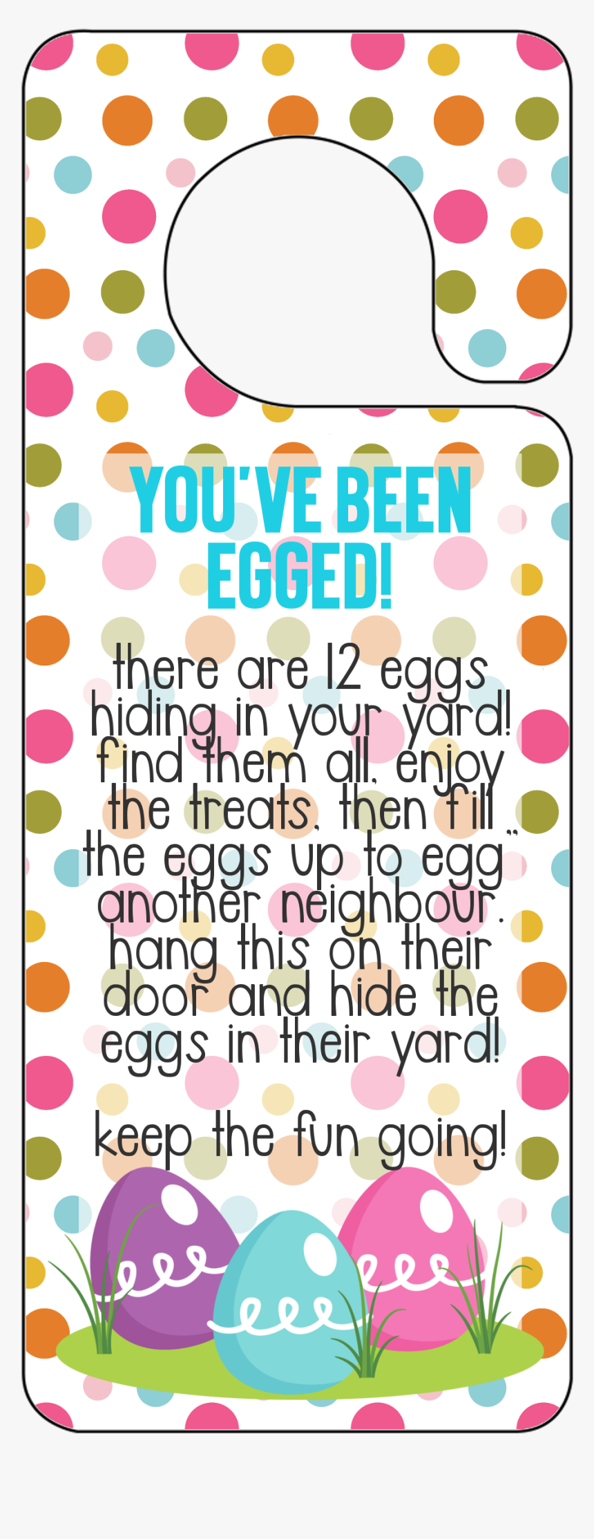 You Ve Been Egged Clipart, HD Png Download, Free Download