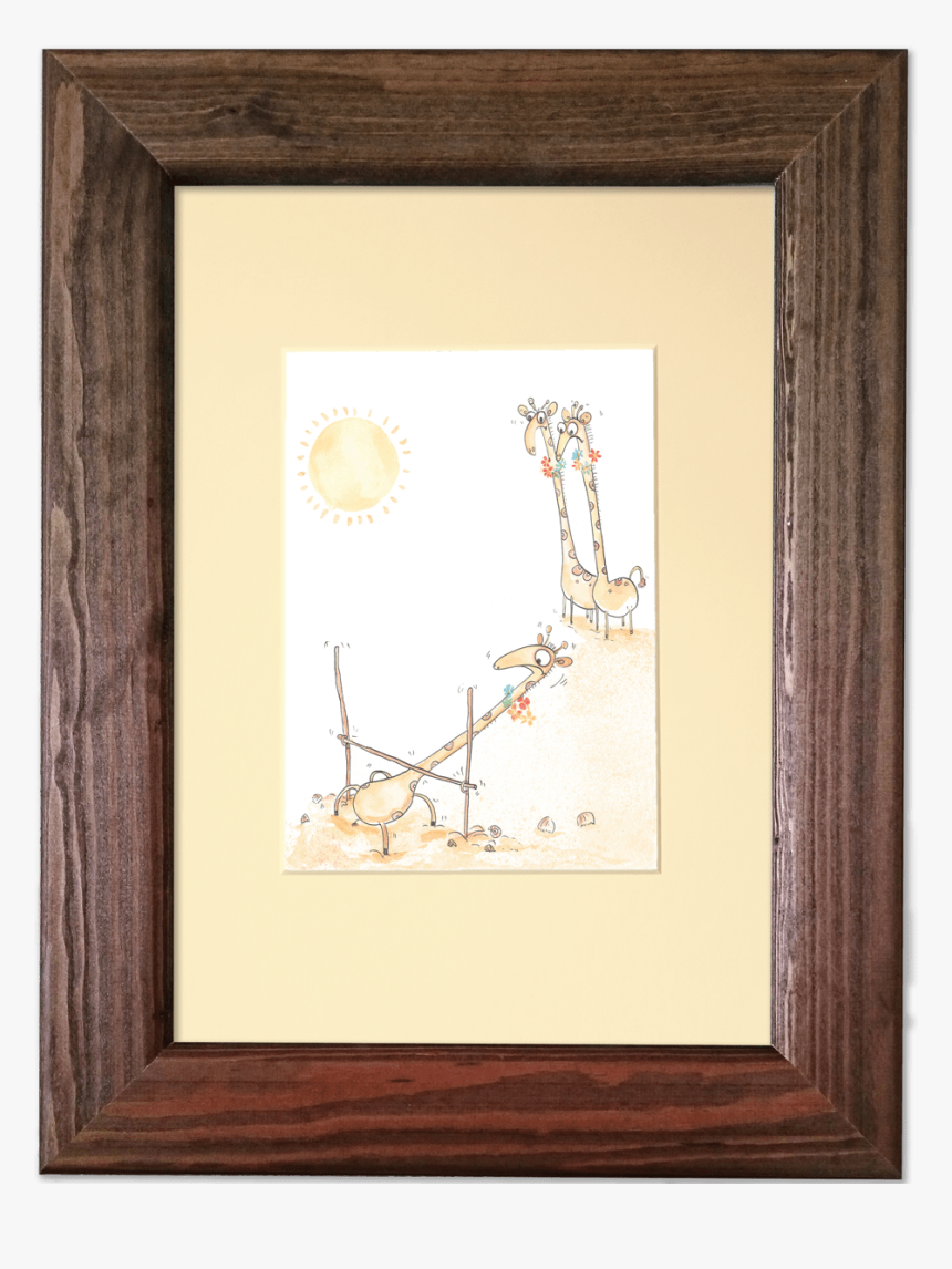 Giraffe Limbo Frame - Picture Frame, HD Png Download, Free Download