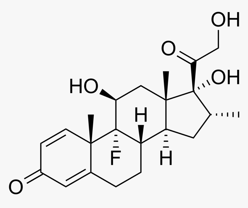 Dexamethasone Structure, HD Png Download, Free Download