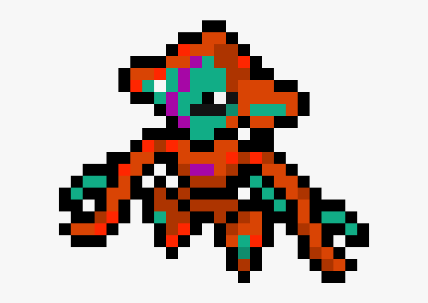 Deoxys Pixel Art , Png Download - Deoxys Pixel Art, Transparent Png, Free Download