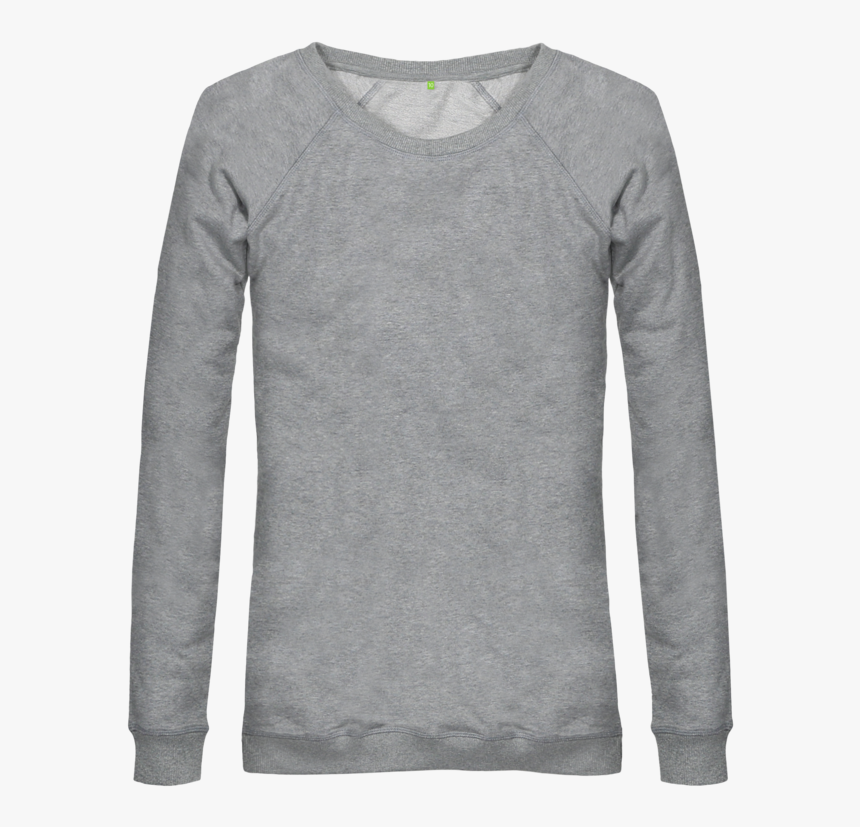 Women"s Organic Cotton Grey Jumper - Sweater, HD Png Download, Free Download