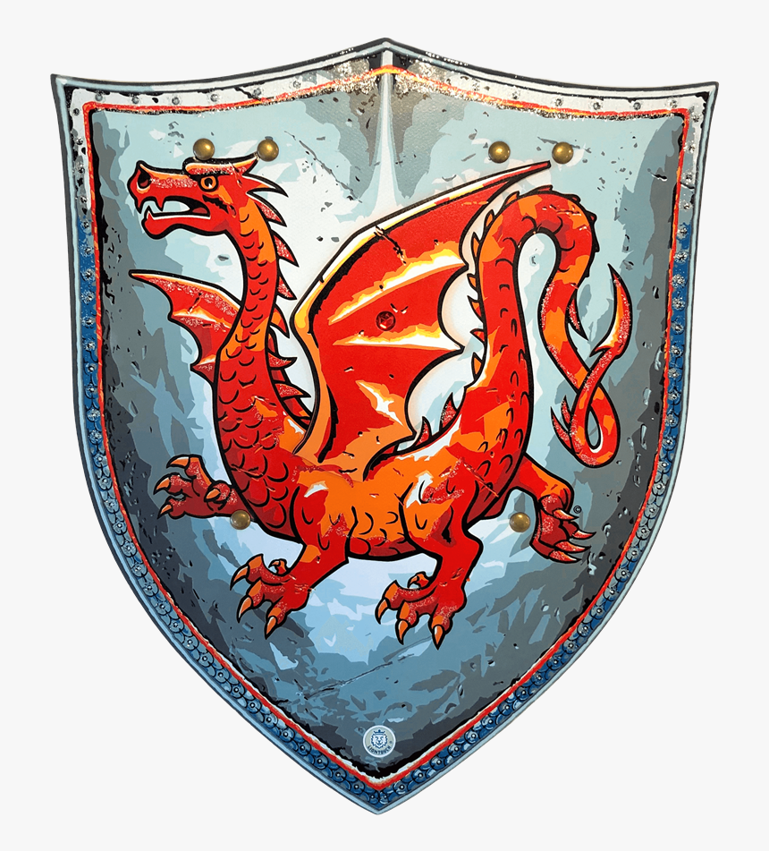 Knight Shield, Amber Dragon - Knight Dragon Shield, HD Png Download, Free Download