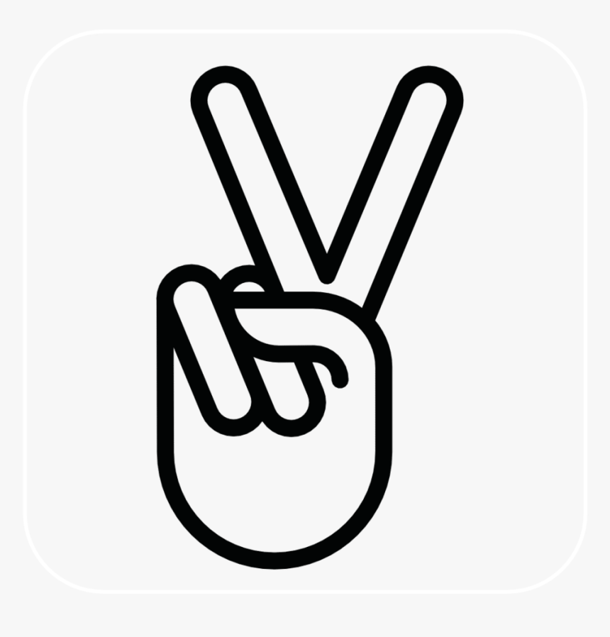 Peace Sign No Background, HD Png Download, Free Download