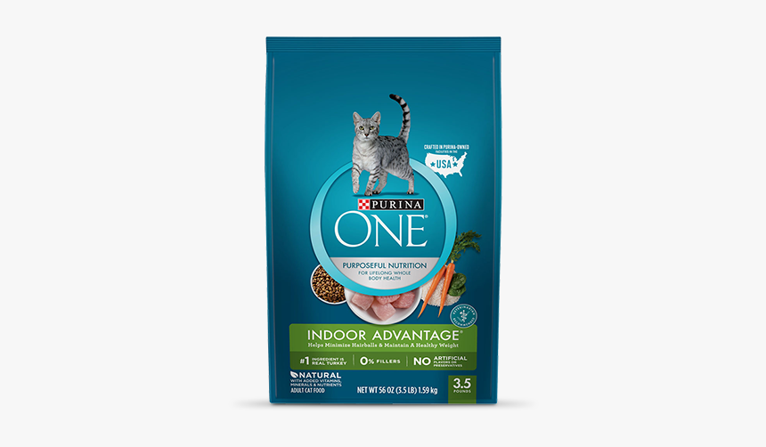 Indoor Advantage Adult Premium Cat Food - Purina One Cat Food, HD Png Download, Free Download