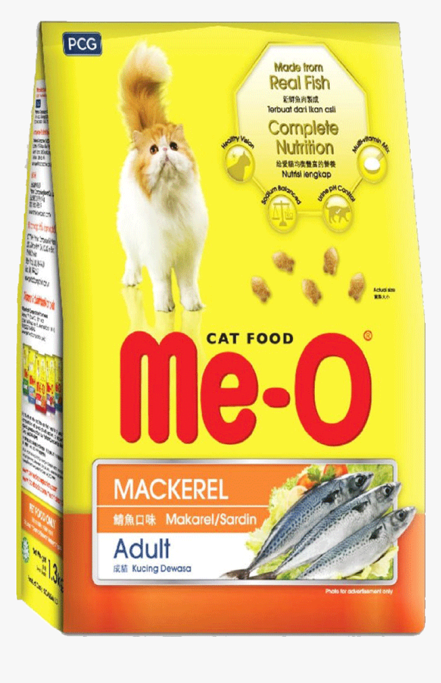 Me-o Cat Food Mackerel For Adult 3 Kg - Meo Mackerel Cat Food, HD Png Download, Free Download