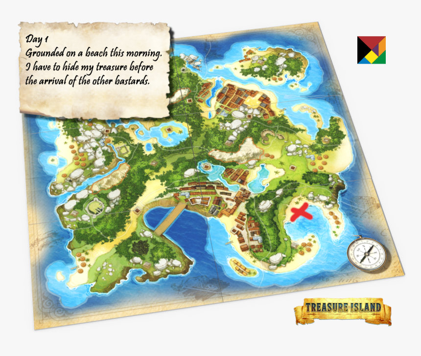 Pirate Map Png, Transparent Png, Free Download