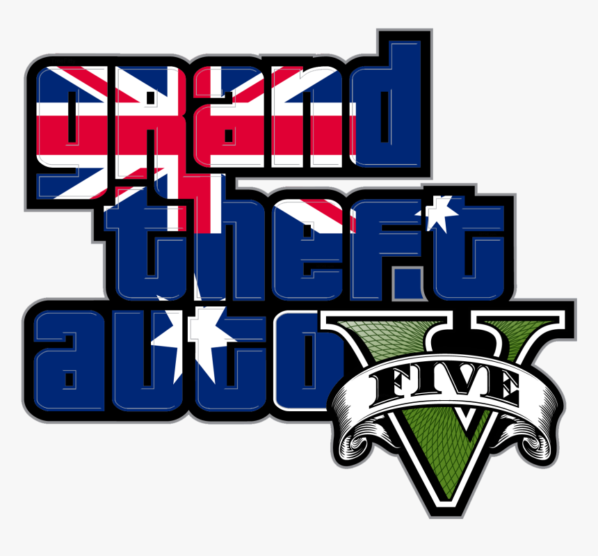 Gta V Logo Huge - Grand Theft Auto V, HD Png Download, Free Download