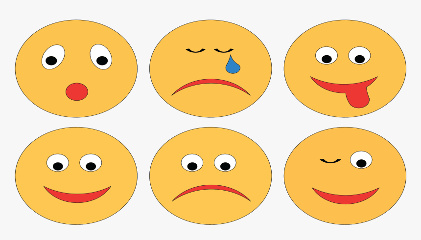 Set Of 4 Pcs Emoji 1-8, 100 Cm - Smiley, HD Png Download, Free Download