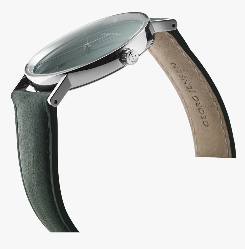 41 Mm, Quartz, Green Dial, Green Leather Strap - Georg Jensen Koppel 41mm Blue, HD Png Download, Free Download