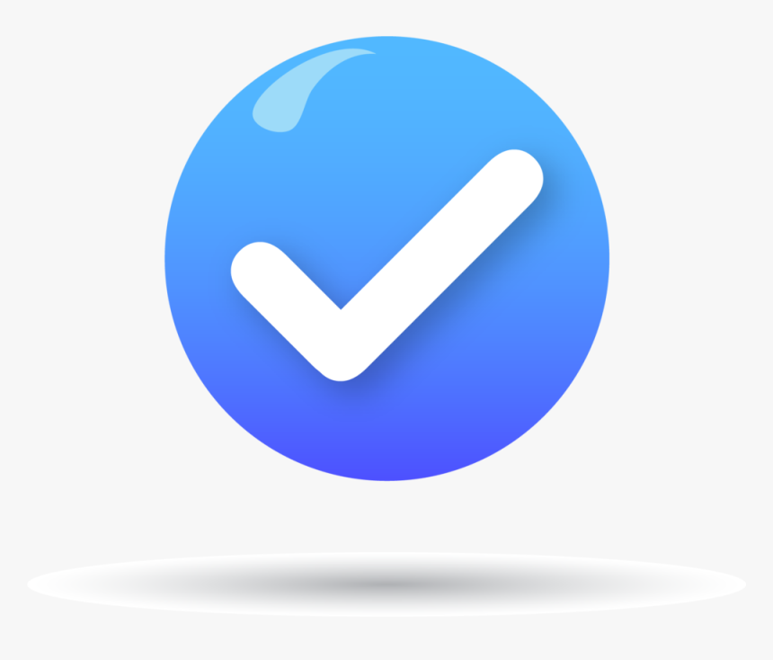 Check Mark Blue A4, HD Png Download, Free Download