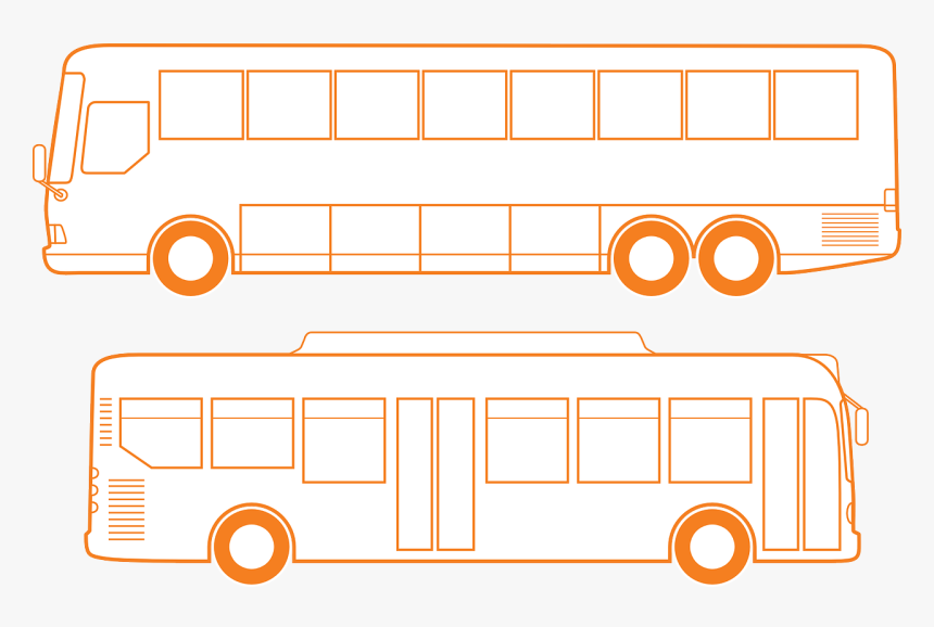 Vector Bus Template, HD Png Download, Free Download