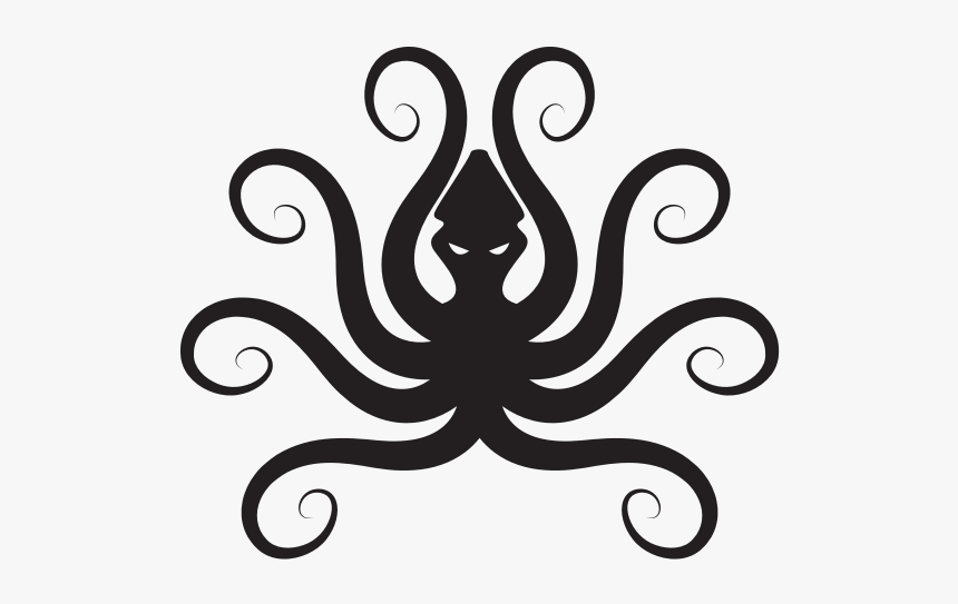 Octopus Silhouette-1579686551 - Octopuses, HD Png Download, Free Download