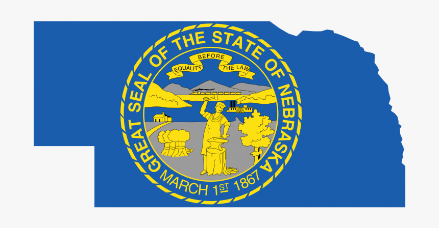 Nebraska State Flag - Circle, HD Png Download, Free Download