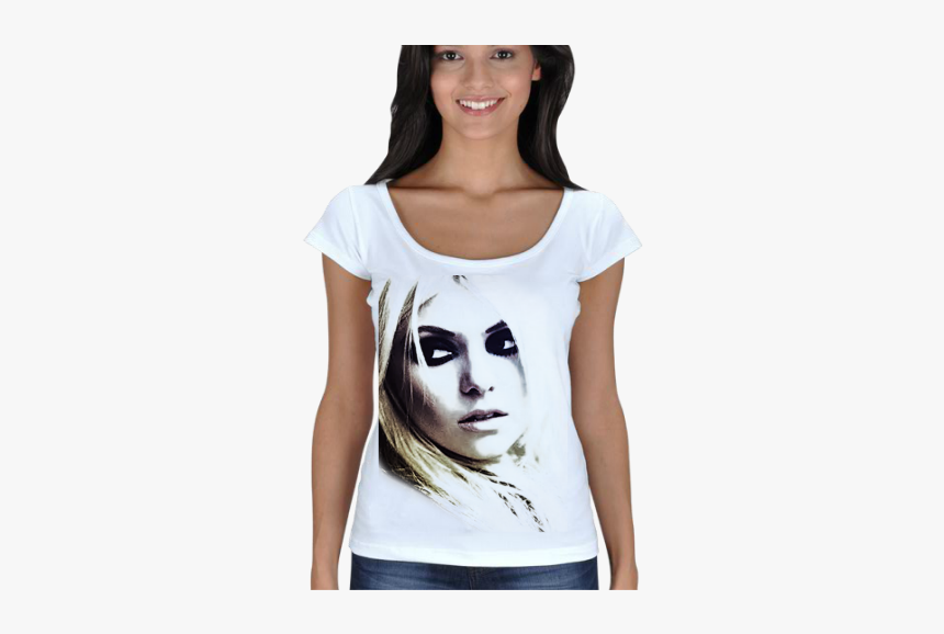 Taylor Momsen Kadın Açık Yaka Taylor Momsen Adında - T-shirt, HD Png ...