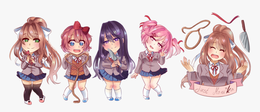 Set Doki Doki - Cartoon, HD Png Download, Free Download