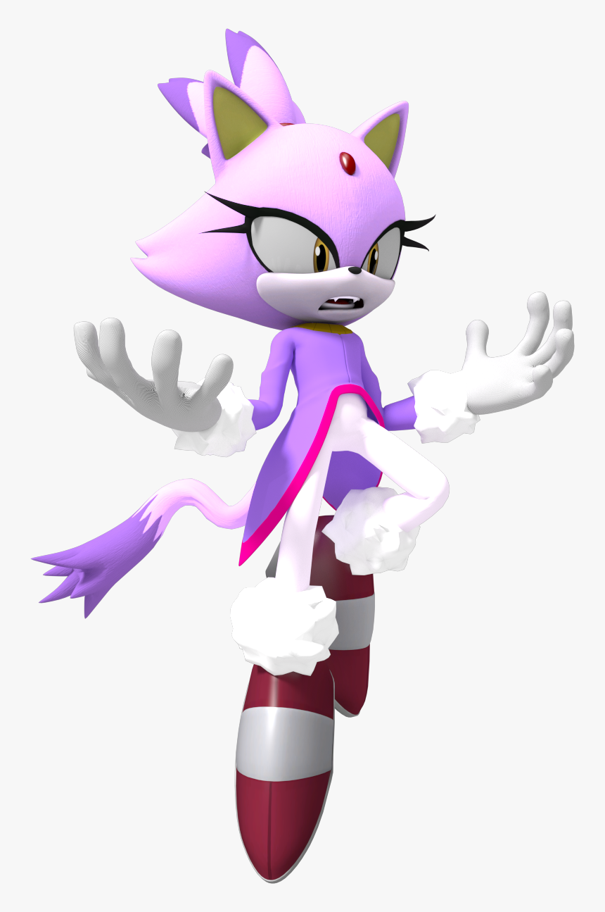 Blaze The Cat By Jogita6 - Blaze The Cat 3d, HD Png Download, Free Download