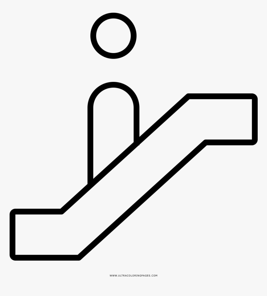 Transparent Escalator Png - Line Art, Png Download, Free Download