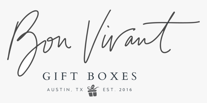 Bon Vivant Gift Boxes - Calligraphy, HD Png Download, Free Download