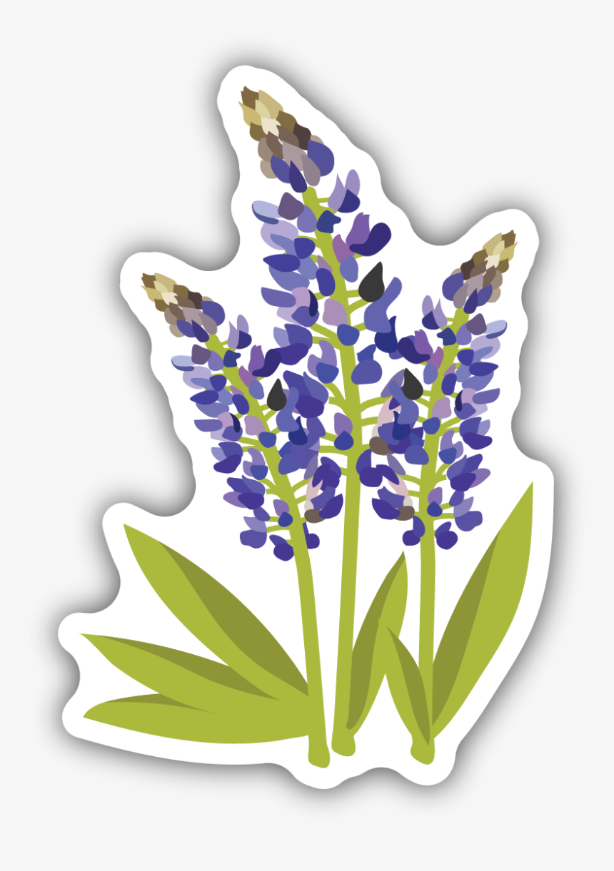 Bluebonnet Sticker - Bluebonnet, HD Png Download, Free Download