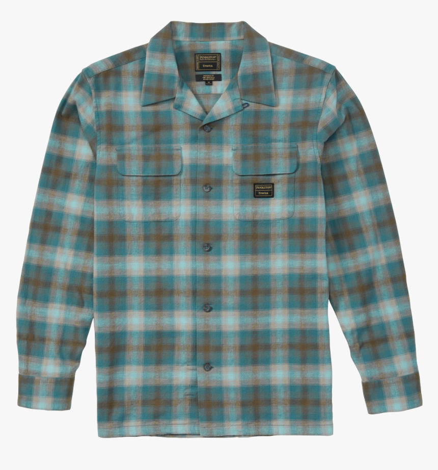 Emerica X Pendleton Ls Flannel - White Black Flannel Check, HD Png ...