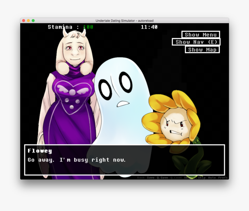 The Flower - Toriel Undertale Dating Sim, HD Png Download, Free Download