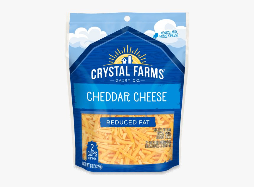 Crystal Farms Shredded Cheese, HD Png Download, Free Download