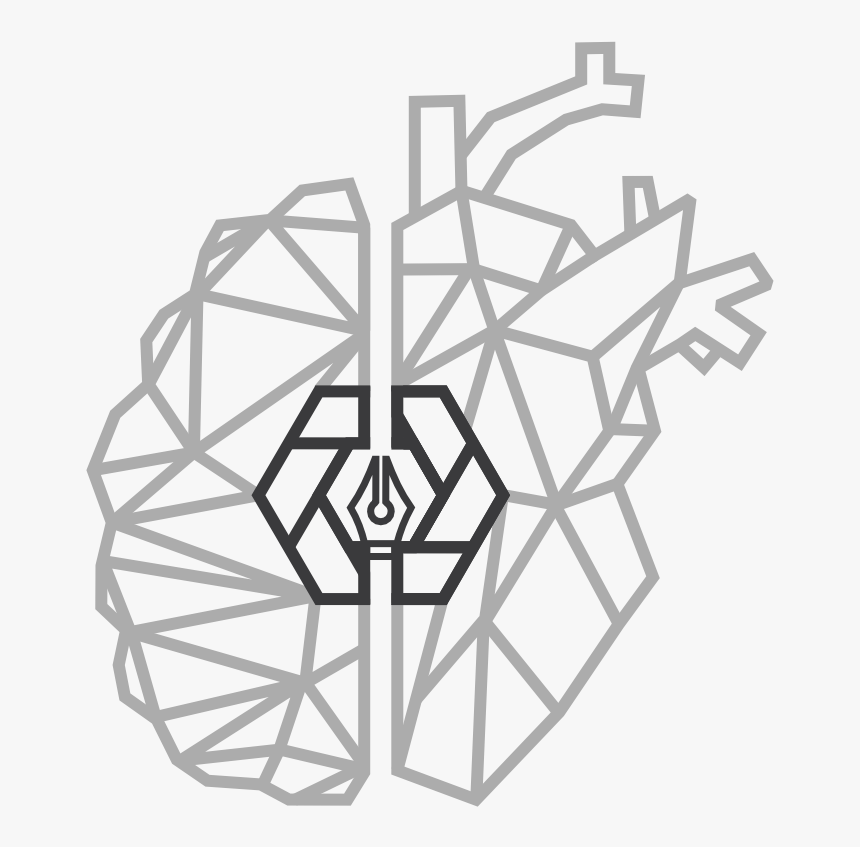 Heart And Mind Creative Icon Grey - Design Heart And Mind, HD Png Download, Free Download