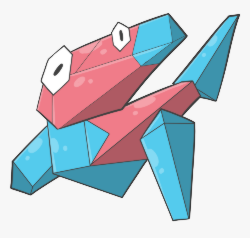 Porygon , Png Download - Origami, Transparent Png, Free Download