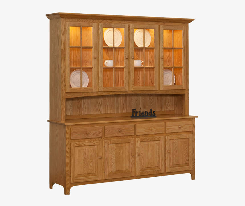 China Cabinet Png Image - Amish Oak China Cabinet, Transparent Png, Free Download