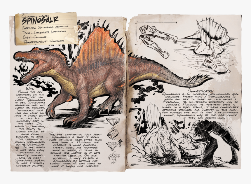 Spinosaurus Ark, HD Png Download, Free Download