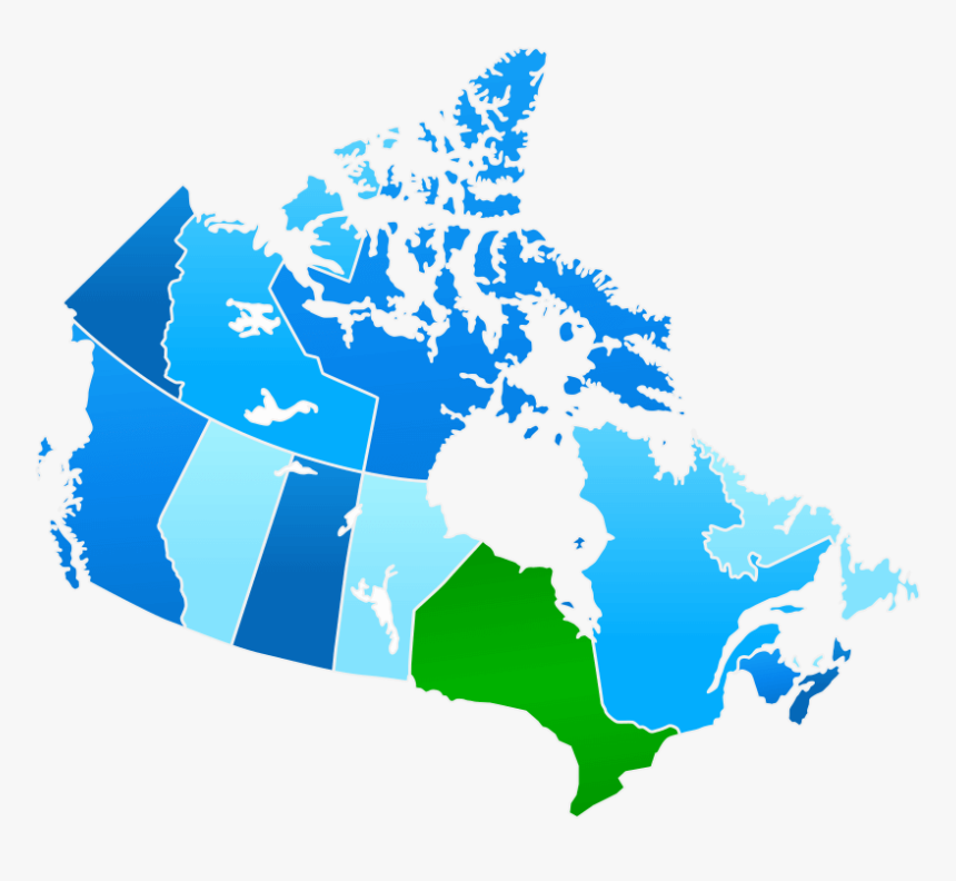 Map Of Canada - Canada Climate Change Map, HD Png Download, Free Download