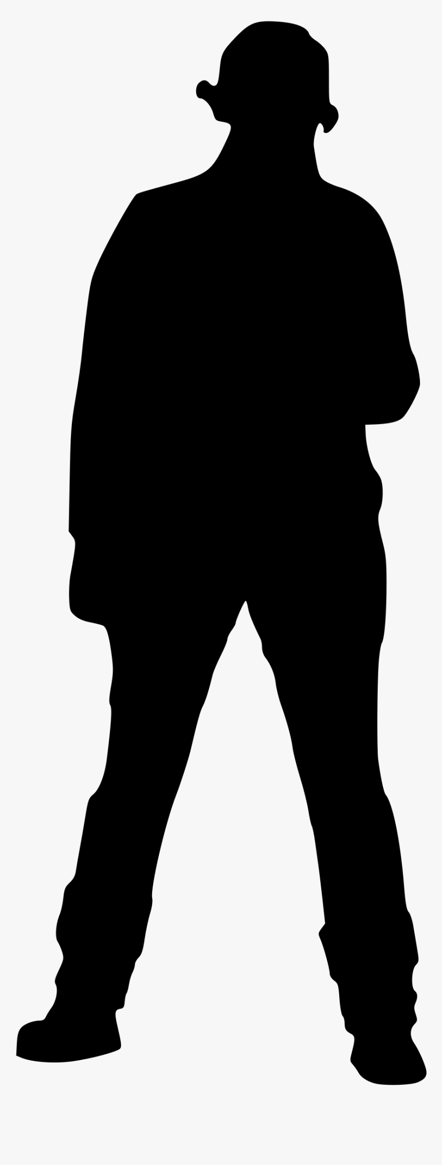 Short Person Silhouette Transparent, HD Png Download, Free Download