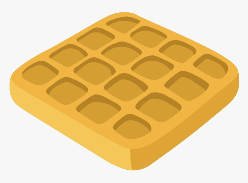 Square Waffle Transparent - Cartoon Waffle Png, Png Download - kindpng